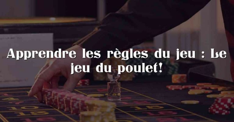 France - jeu de poulet argent